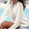 Ajourstrickjacke