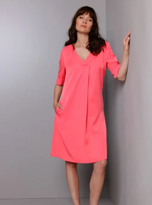 A-Linien-Kleid aus reinem Lyocell