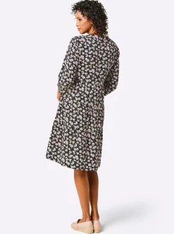 A-Linien-Kleid im brillanten Digitaldruck