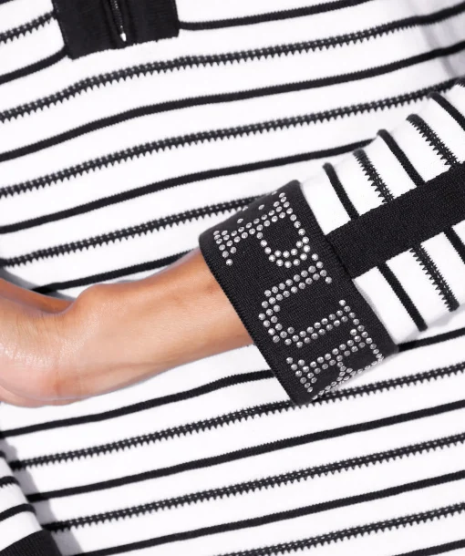 3/4 Arm-Pullover in 3D-Optik