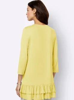3/4-Arm-Shirt im Lagen-Look