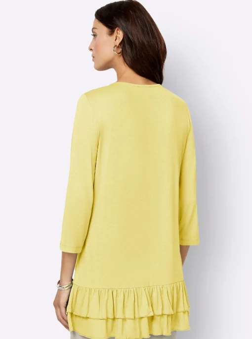 3/4-Arm-Shirt im Lagen-Look