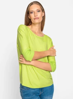 3/4-Arm-Shirt mit Fledermaus-Ärmeln