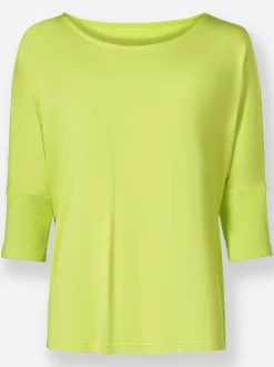 3/4-Arm-Shirt mit Fledermaus-Ärmeln