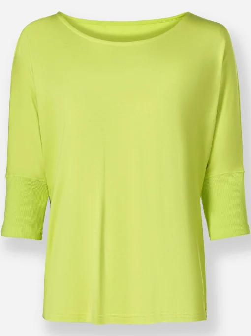 3/4-Arm-Shirt mit Fledermaus-Ärmeln