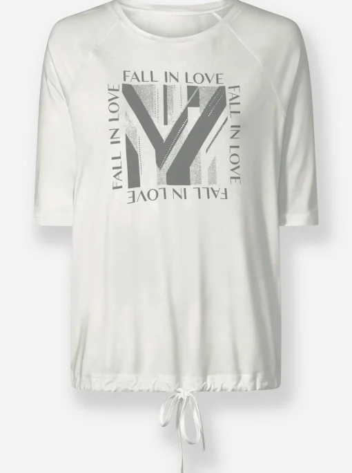 3/4-Arm-Shirt mit Foliendruck