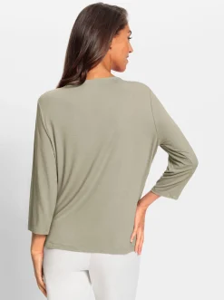 3/4-Arm-Shirt mit Kettenverzierung