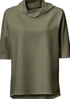 3/4-Arm-Shirt mit längerem Rücken