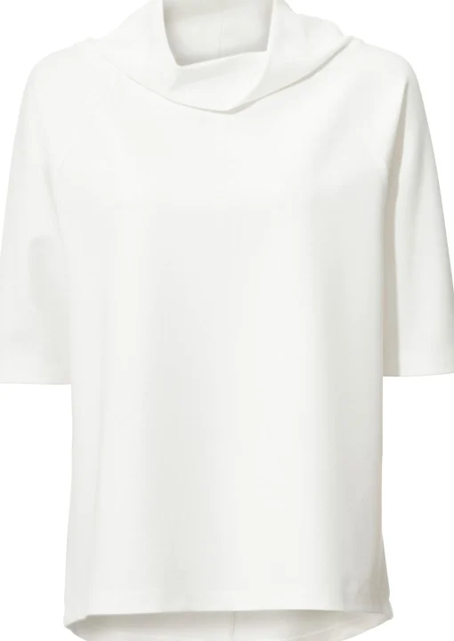 3/4-Arm-Shirt mit längerem Rücken
