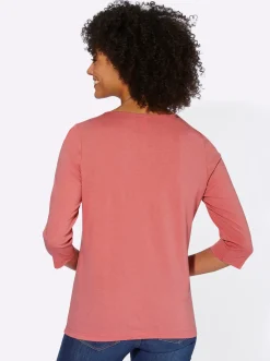3/4-Arm-Shirt mit Segelboot-Motiv