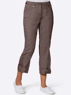 Baumwollhose mit krempelbaren Beinen