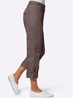 Baumwollhose mit krempelbaren Beinen