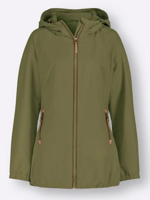 Übergangsjacke in Microfaser-Qualität