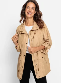 Übergangsjacke mit regulierbarem Taillenbund
