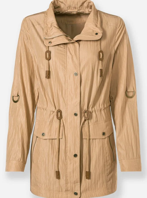 Übergangsjacke mit regulierbarem Taillenbund