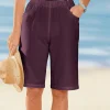 Bermudas mit Rundum-Dehnbund