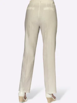 Bügelfaltenhose mit abnehmbarem Bindegürtel