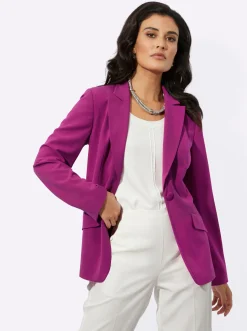 Blazer mit Knopfverschluss