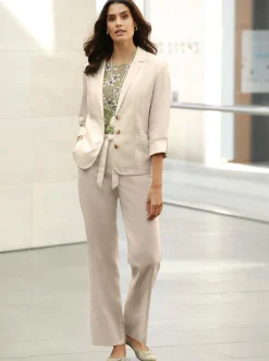 Blazer mit Knöpfen in Horn-Optik