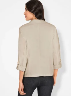Blazer mit Knöpfen in Horn-Optik
