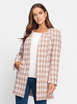 Blazer mit Pepita-Dessin