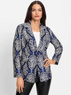 Blazer mit Schulterpolstern
