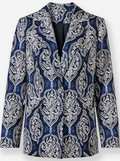 Blazer mit Schulterpolstern