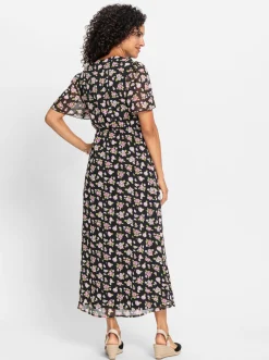 Blumenkleid in Georgette-Qualität