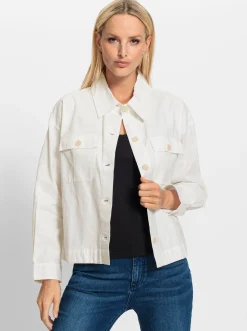 Blusenjacke mit Lochmuster