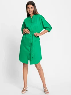 Blusenkleid mit Gürtel