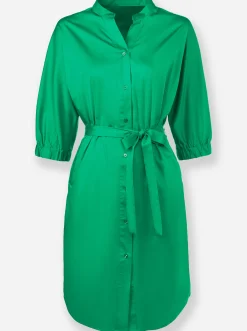 Blusenkleid mit Gürtel