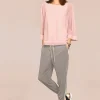 Blusenshirt mit Fledermausärmeln