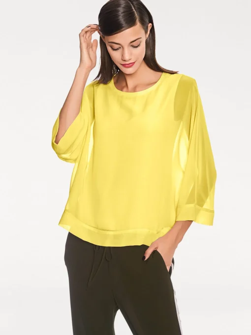 Blusenshirt mit Fledermausärmeln