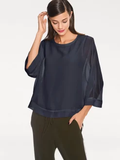 Blusenshirt mit Fledermausärmeln