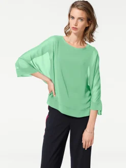 Blusenshirt mit Fledermausärmeln