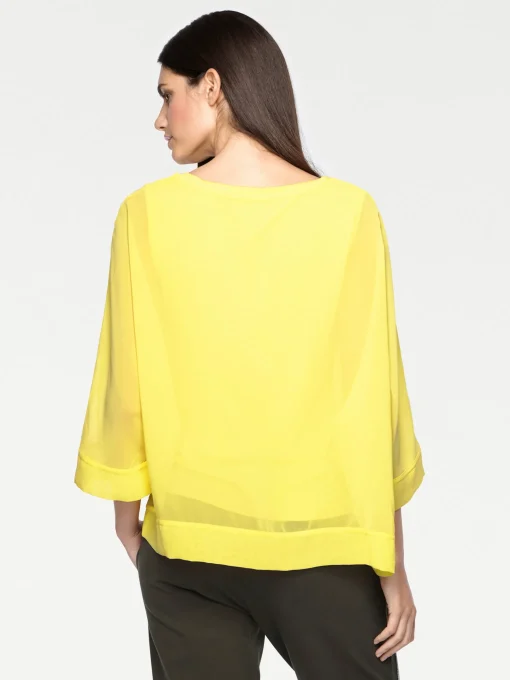 Blusenshirt mit Fledermausärmeln