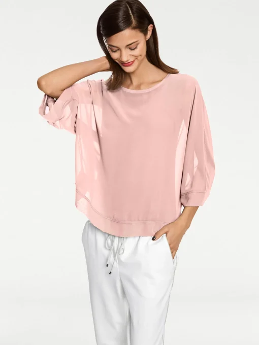 Blusenshirt mit Fledermausärmeln