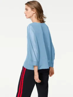 Blusenshirt mit Fledermausärmeln