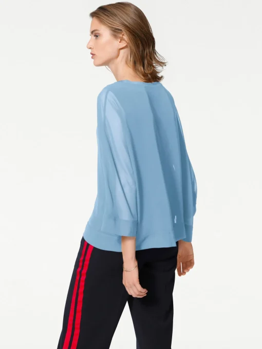 Blusenshirt mit Fledermausärmeln