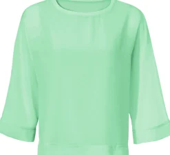 Blusenshirt mit Fledermausärmeln
