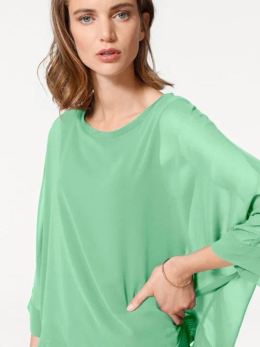 Blusenshirt mit Fledermausärmeln