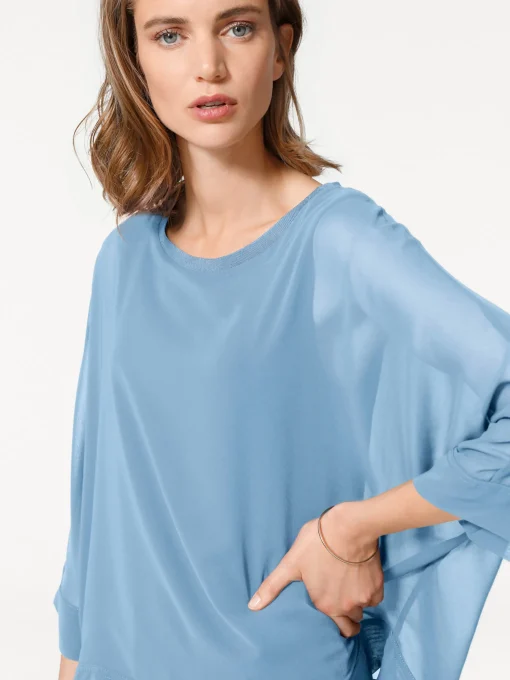 Blusenshirt mit Fledermausärmeln