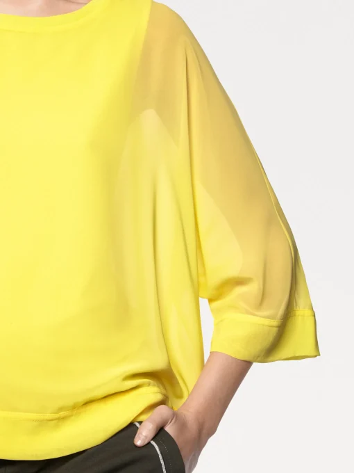 Blusenshirt mit Fledermausärmeln