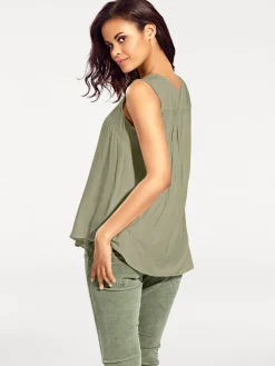Blusenshirt mit Knopfleiste