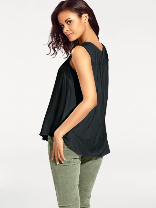Blusenshirt mit Knopfleiste
