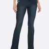 Bootcut-Jeans mit dezenter Waschung