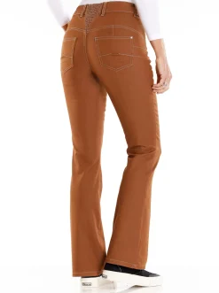 Bootcut-Jeans mit Push up-Effekt