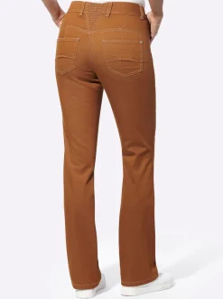 Bootcut-Jeans mit Push up-Effekt