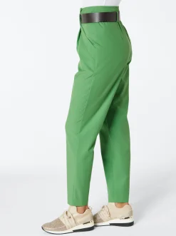 Bundfaltenhose in gewebter Qualität
