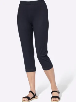 Caprihose in Jeans-Optik